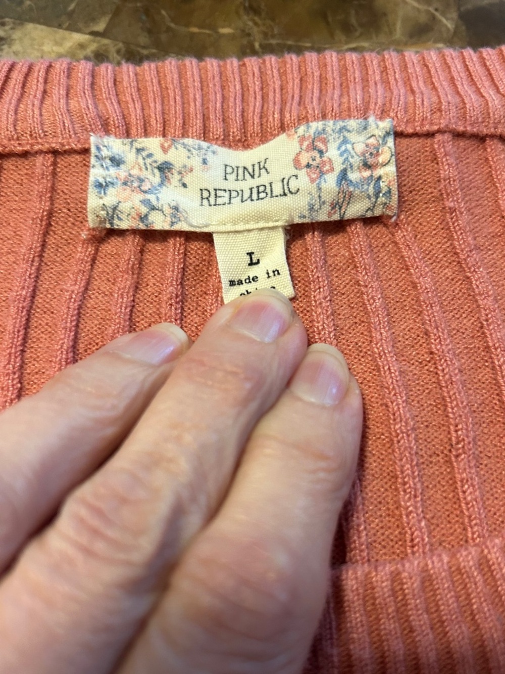 Pink Republic Ribbed Sweater - Picture 2 of 3